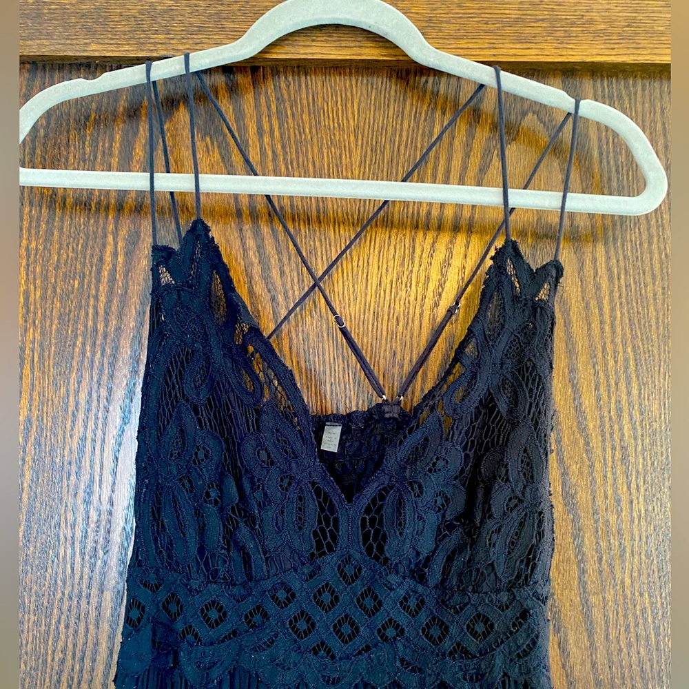 Free People black maxi dress